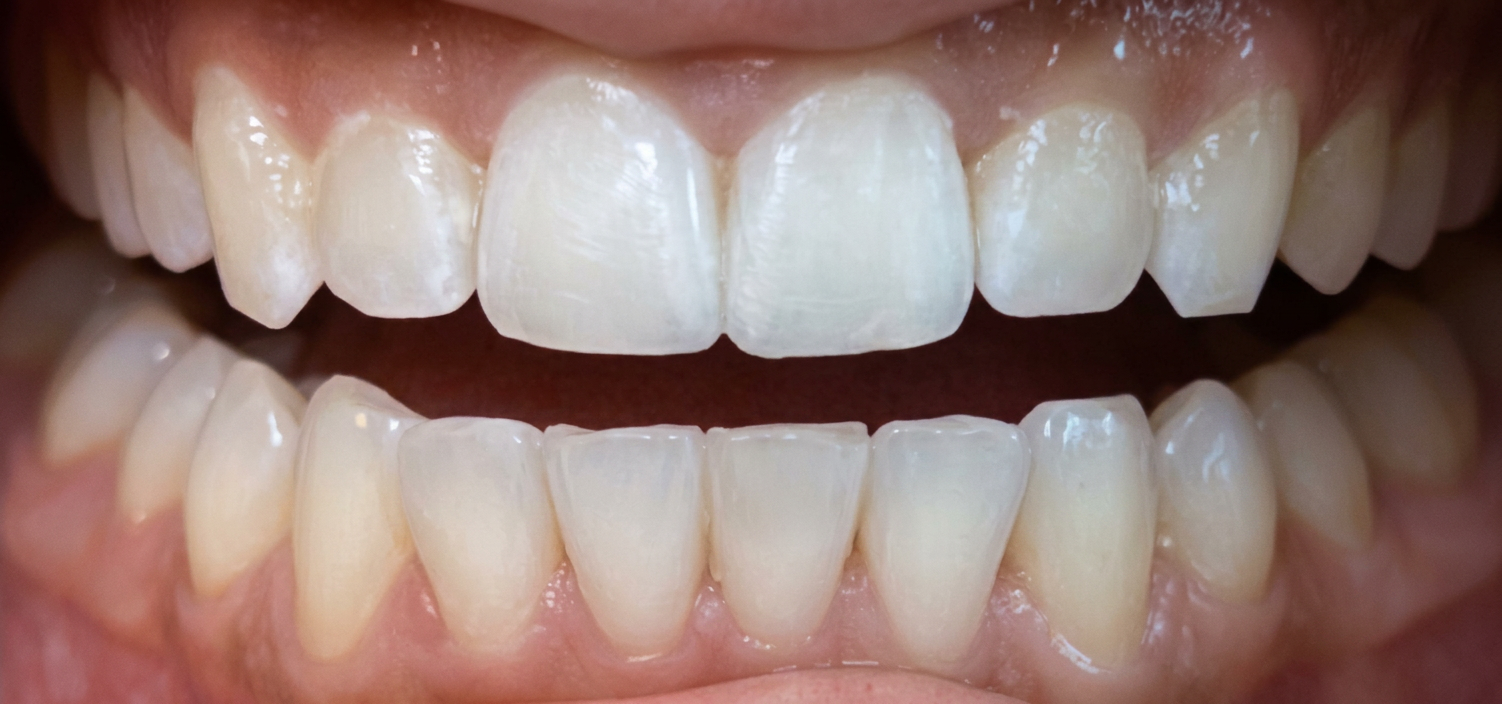 Patient efter osynlig tandreglering med Invisalign på tandläkare i Solna